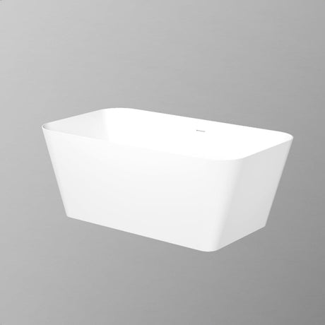 67" Extra Wide Bazel Solid Surface Stone Resin Freestanding Bathtub