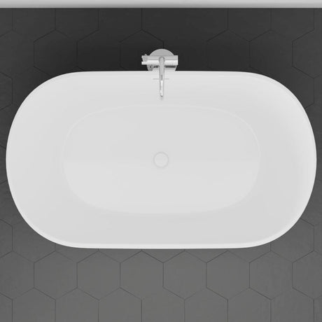 67" Extra Wide/Extra Deep Burney Acrylic Freestanding Tub with Insulation