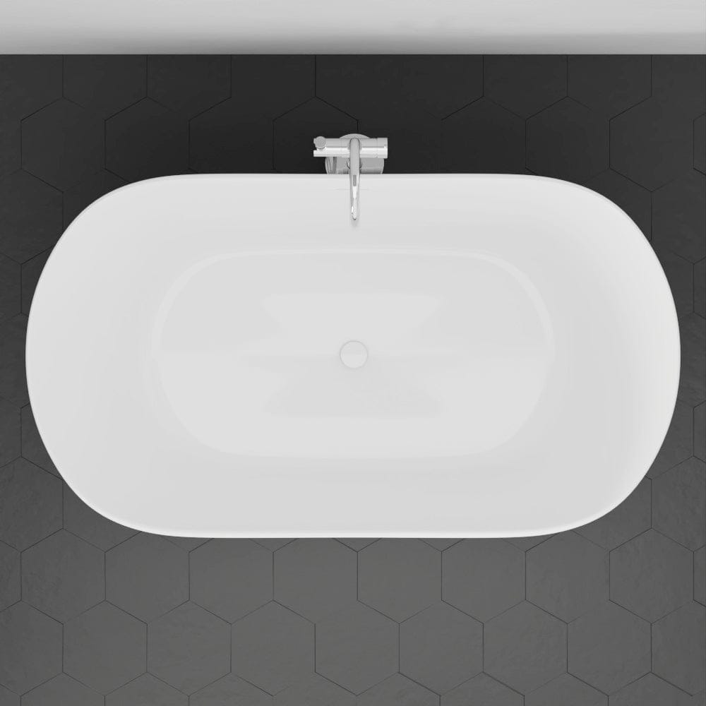 67" Extra Wide/Extra Deep Crofton Acrylic Double Slipper Freestanding Tub with Insulation