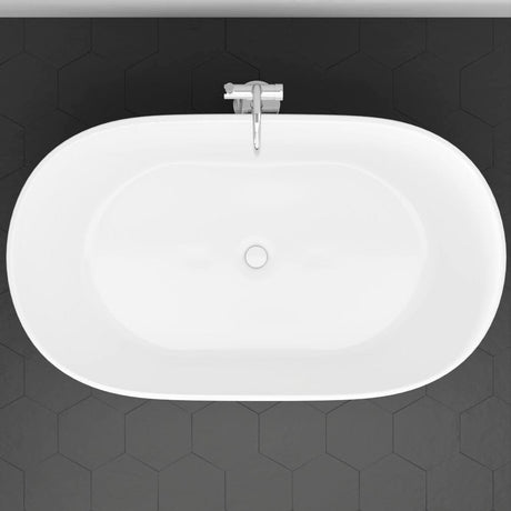 67" Extra Wide/Extra Deep Foster Acrylic Freestanding Tub with Insulation