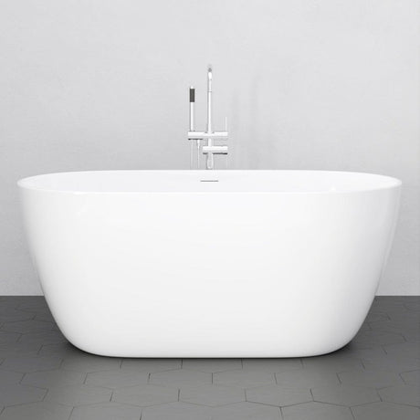 67" Extra Wide/Extra Deep Foster Acrylic Freestanding Tub with Insulation