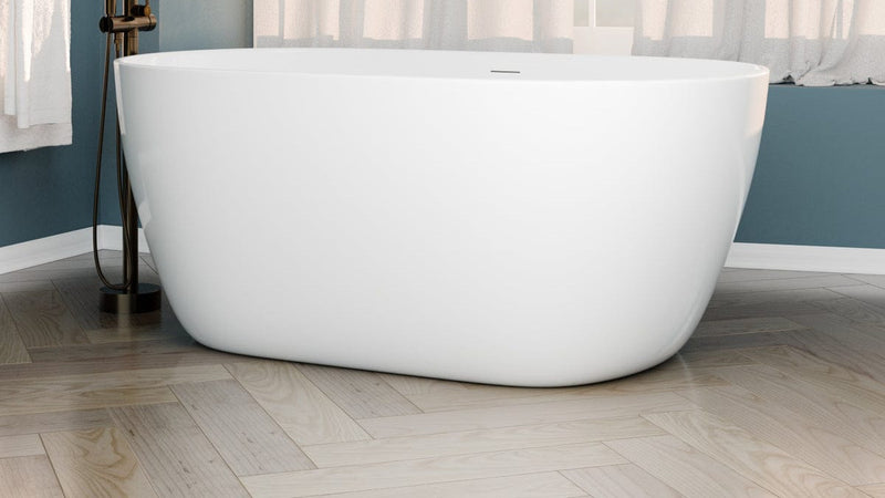 67" Extra Wide/Extra Deep Foster Acrylic Freestanding Tub with Insulation
