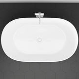67" Extra Wide/Extra Deep Foster Acrylic Freestanding Tub with Insulation