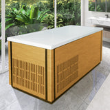 67" Isolde Cold Plunge Acrylic Rectangular Freestanding Tub