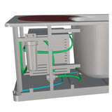 67" Isolde Cold Plunge Acrylic Rectangular Freestanding Tub