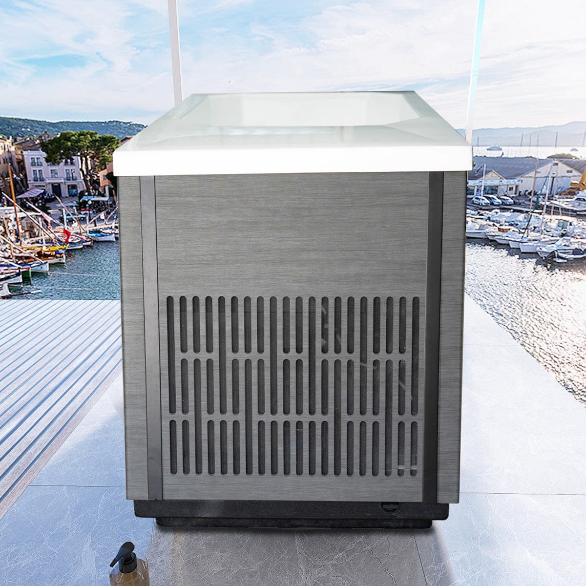 67" Isolde Cold Plunge Acrylic Rectangular Freestanding Tub