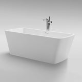 67" Levy Extra Wide Acrylic Freestanding Tub