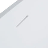 67" Pico Solid Surface Stone Resin Freestanding Bathtub