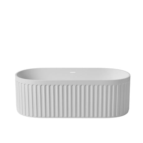 67" Pico Solid Surface Stone Resin Freestanding Bathtub