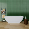 67" Selby Solid Surface Stone Resin Freestanding Bathtub