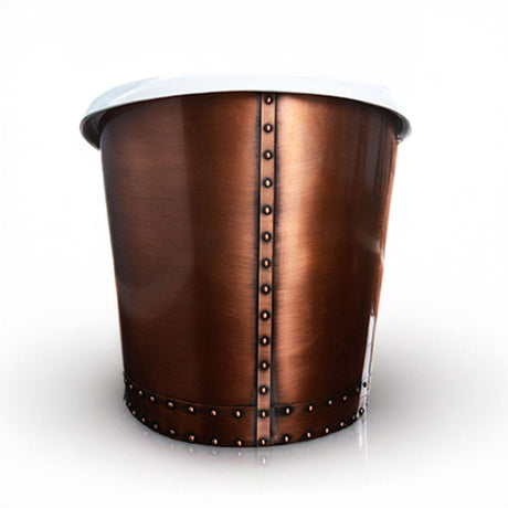 67" Sumrall Cast Iron Steel Skirted Bateau Tub