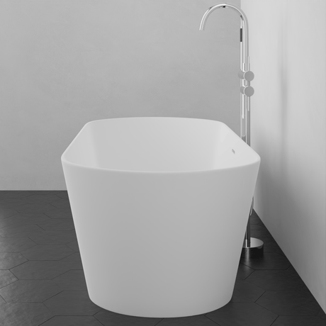 67" Vantep Solid Surface Stone Resin Freestanding Bathtub