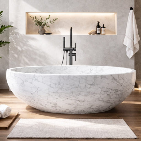 68" Belen Marble Tub