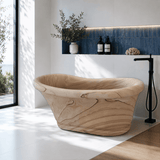 69" Glenshaw Stone Slipper Tub with Pedestal