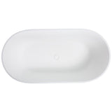 69" Woolsey Surface Stone Resin Freestanding Bathtub