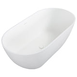 69" Woolsey Surface Stone Resin Freestanding Bathtub