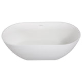 69" Woolsey Surface Stone Resin Freestanding Bathtub