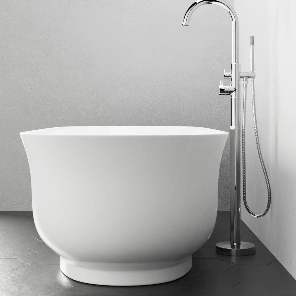 71" Extra Wide Burney Acrylic Freestanding Tub with Insulation