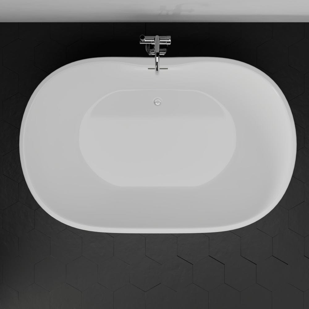 71" Extra Wide Foster Acrylic Freestanding Tub with Insulation