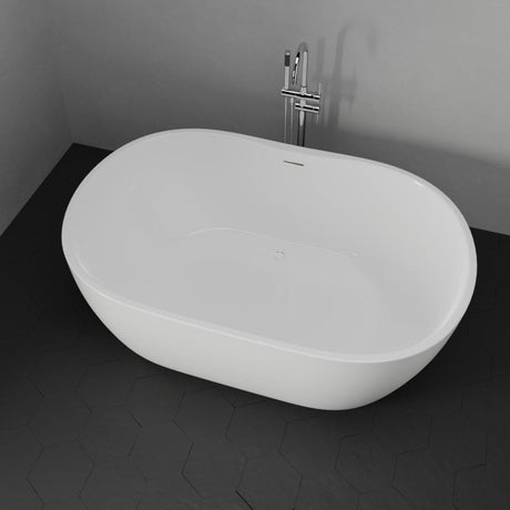 71" Extra Wide Foster Acrylic Freestanding Tub with Insulation