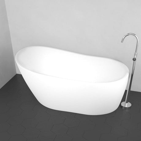 71" Extra Wide Radnor Acrylic Slipper Freestanding Tub with Insulation