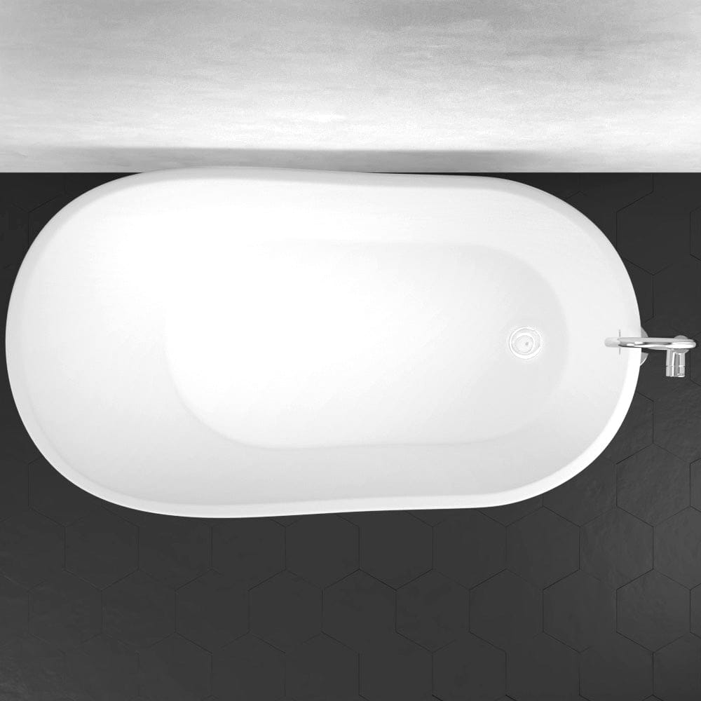 71" Extra Wide Radnor Acrylic Slipper Freestanding Tub with Insulation