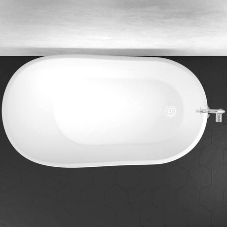 71" Extra Wide Radnor Acrylic Slipper Freestanding Tub with Insulation