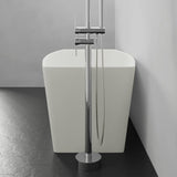 71" Morley Solid Surface Stone Resin Freestanding Bathtub