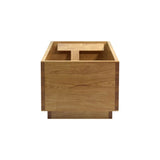 71" Venator Handcrafted Natural Wood Tub