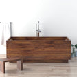 71" Venator Handcrafted Natural Wood Tub