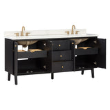 72" Adney Vanity for Rectangular Undermount Sink