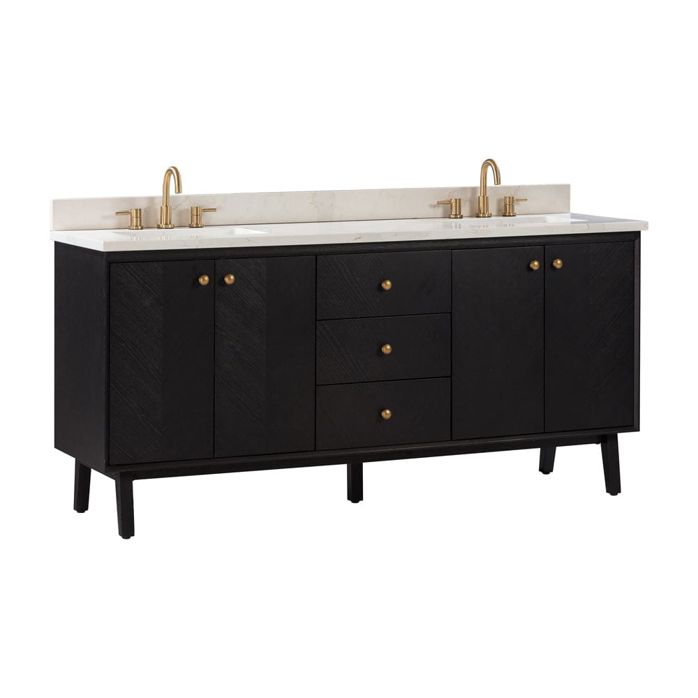 72" Adney Vanity for Rectangular Undermount Sink