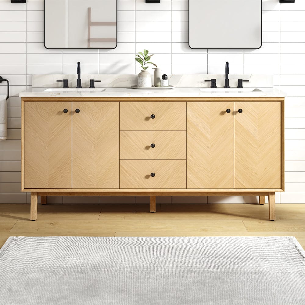 72" Adney Vanity for Rectangular Undermount Sink