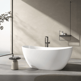 72 Bandon Solid Surface Stone Resin Freestanding Tub-Matte