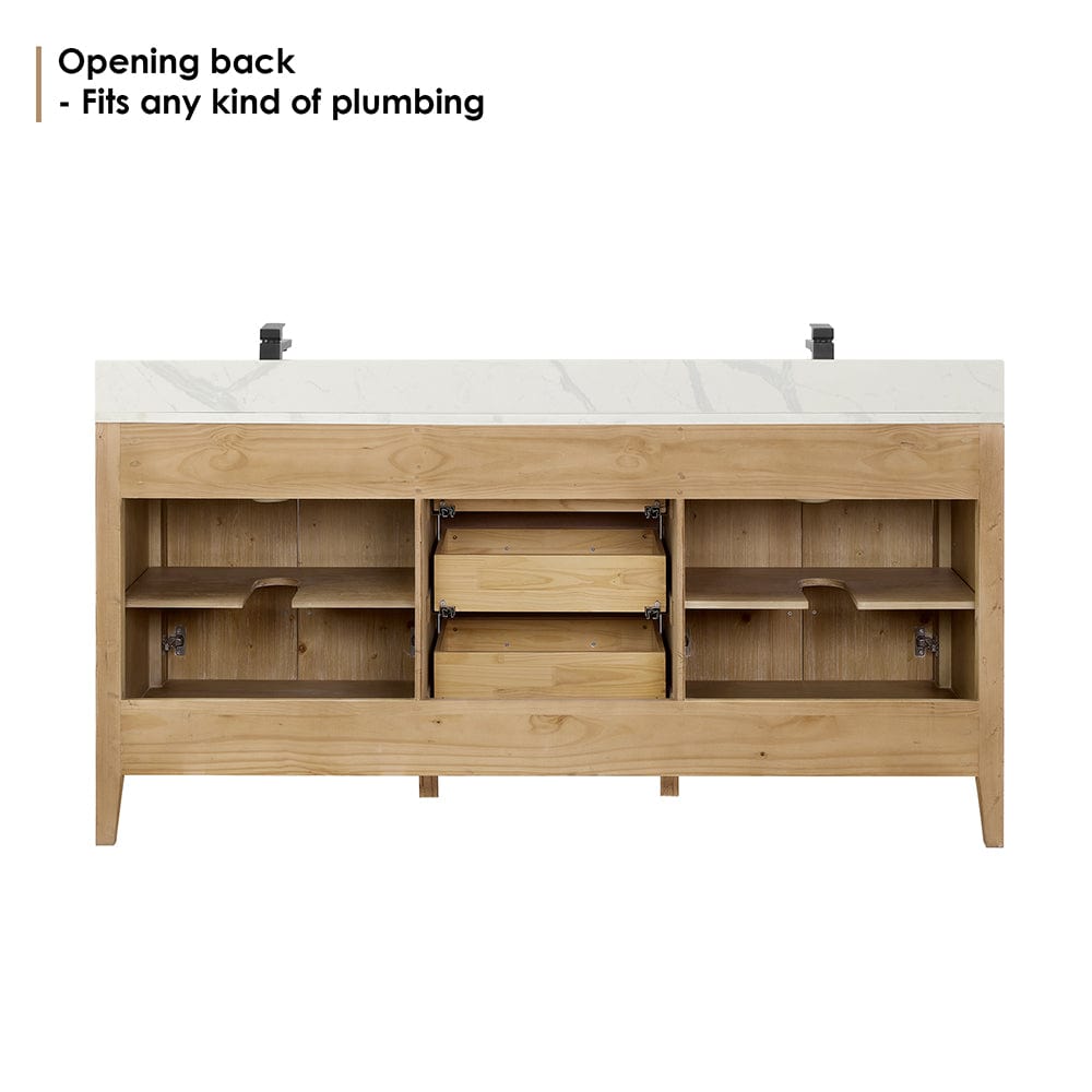 72" Belvedere Single Vanity for Undermount Sink