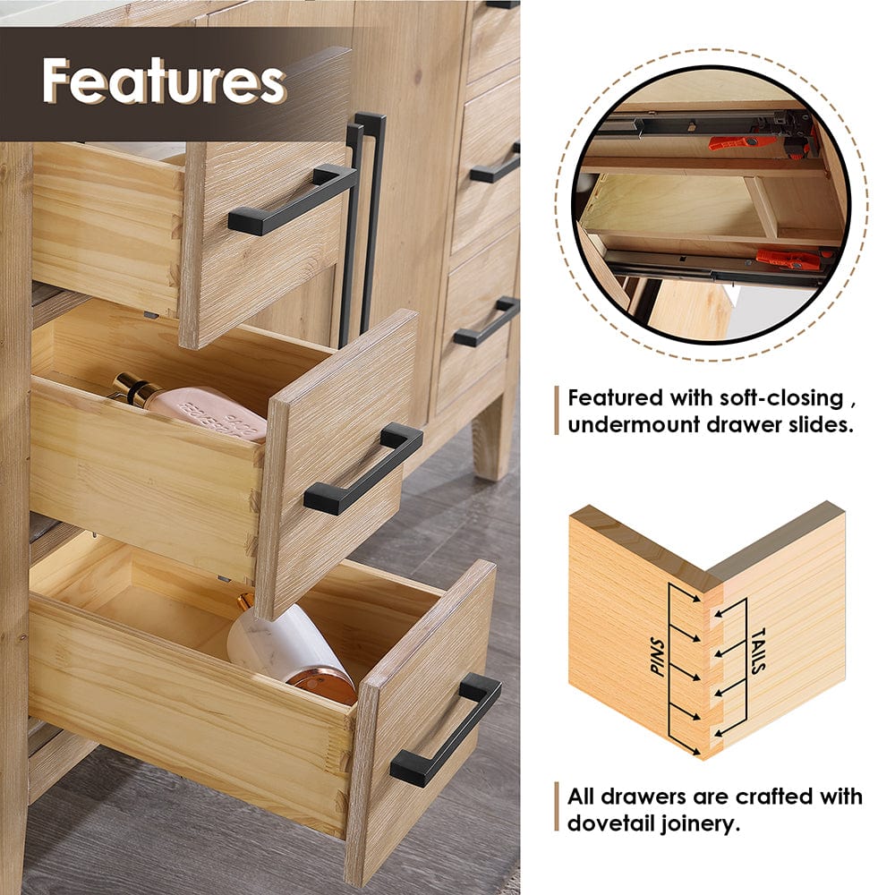 72" Belvedere Single Vanity for Undermount Sink