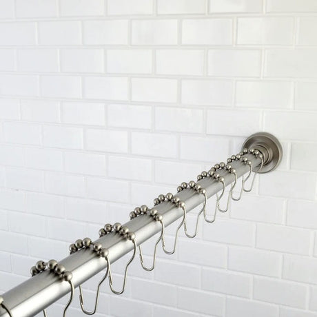 72" Casen Adjustable Shower Rod with Rings