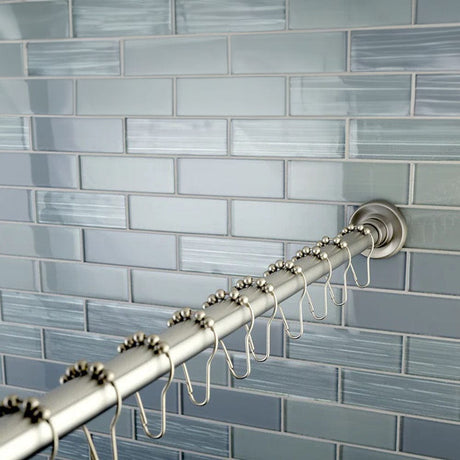 72" Casen Adjustable Shower Rod with Rings