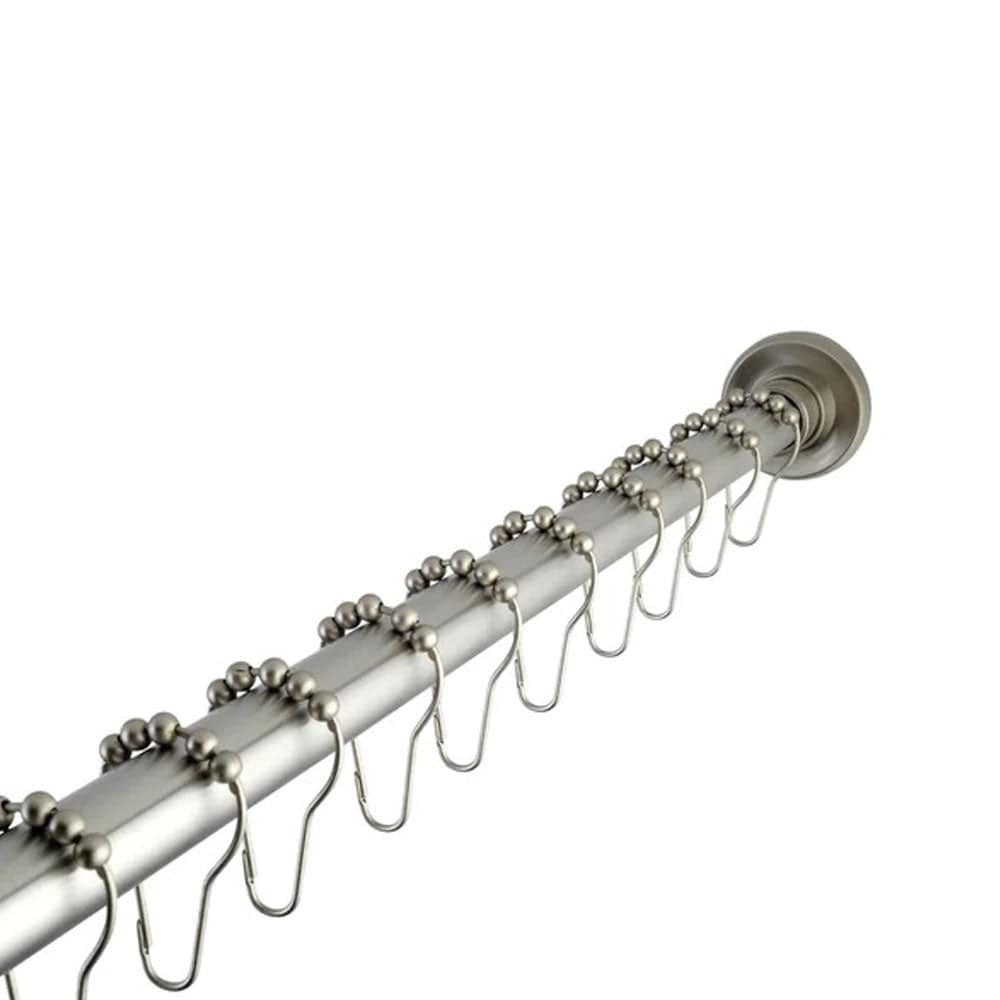 72" Casen Adjustable Shower Rod with Rings