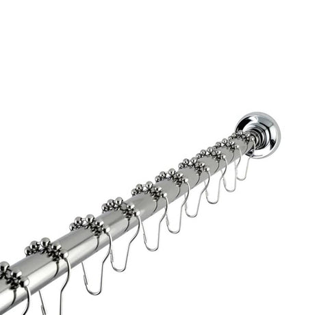 72" Casen Adjustable Shower Rod with Rings