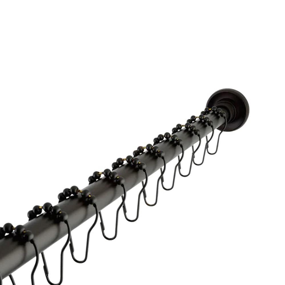 72" Casen Adjustable Shower Rod with Rings