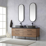 72" Diana Double Vanity for Vessel Sink