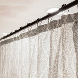 72" Grady Adjustable Shower Rod with Rings