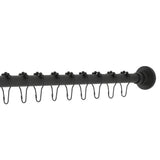 72" Grady Adjustable Shower Rod with Rings