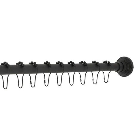 72" Grady Adjustable Shower Rod with Rings