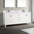 72" Heppener Double Vanity for Rectangular Undermount Sinks