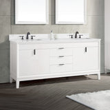 72" Heppener Double Vanity for Rectangular Undermount Sinks
