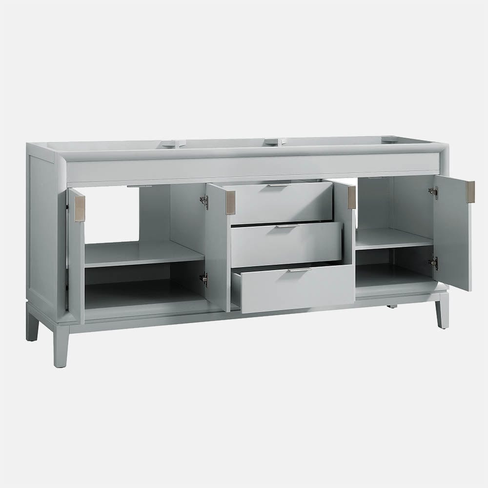 72" Heppener Double Vanity for Rectangular Undermount Sinks