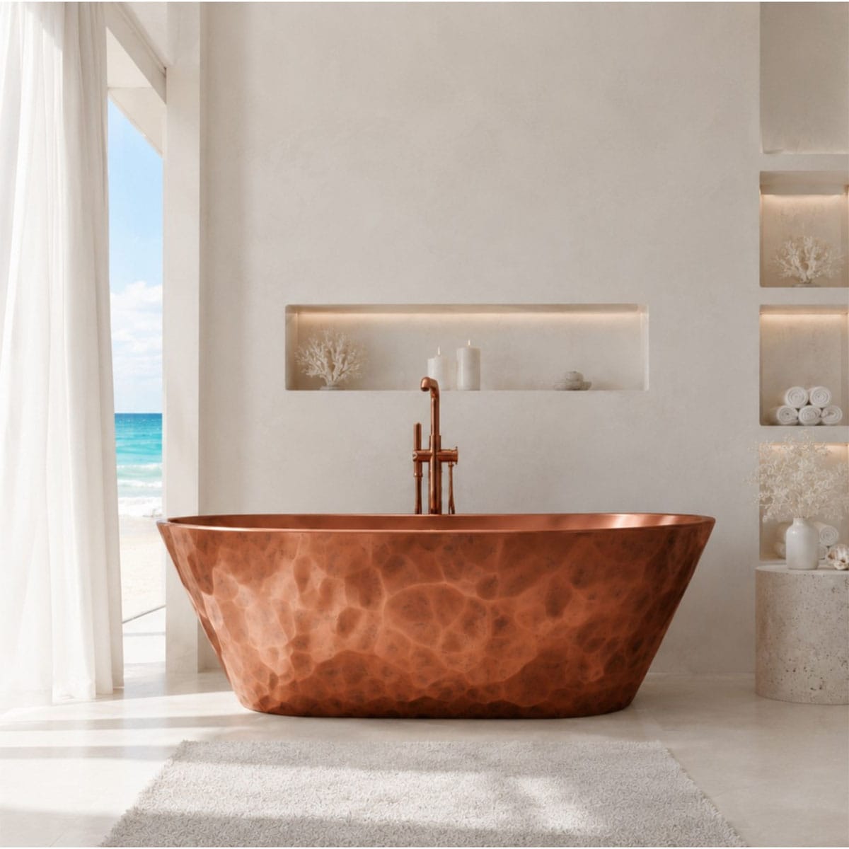 72 Isadora Copper Freestanding Tub