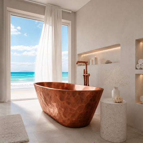 72 Isadora Copper Freestanding Tub